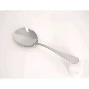 Wallace 18/10 Continental Classic Stainless Serving Spoon Scalloped Edge