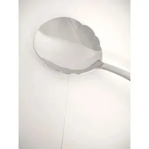 Wallace 18/10 Continental Classic Stainless Serving Spoon Scalloped Edge