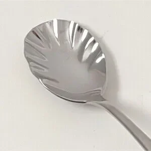WALLACE Hartford Pattern Scalloped Spoon Sugar Shell Spoon 18/10