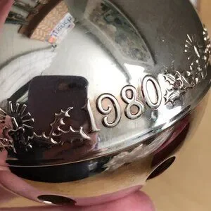 Wallace Silversmiths 1980 Silver Sleigh Bell - 10th Annual Limited Edition