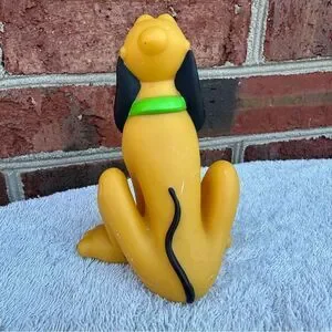 Walt Disney Pluto Bath Toy Baby 4 3/4" Tall