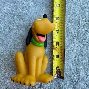 Walt Disney Pluto Bath Toy Baby 4 3/4" Tall