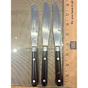 Washington Forge Mardi Gras Black Stainless Flatwar Silverware Knife Fork MCM WF