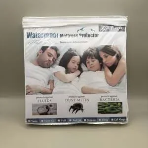 Waterproof Mattress Protector Premium Mattress Pad Zippered Mattress