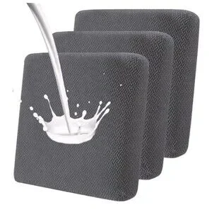 Waterproof Patio Cushion Cover Stretch Sofa Cover Outdoor Seat Cushion 3 Pack
