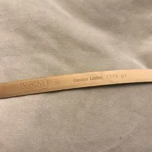 WCM Genuine Leather Belt