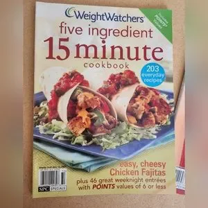 WeightWatchers Five Ingredient 15 Minute 2 Cookbooks 96 Pages/ 96 Pages