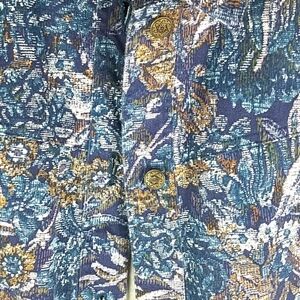 Westbound Vintage Blue Tapestry Jacket Sz PS