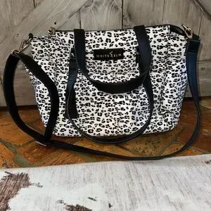 White Elm GEMINI CONVERTIBLE BACKPACK LEOPARD NYLON Laptop Bag