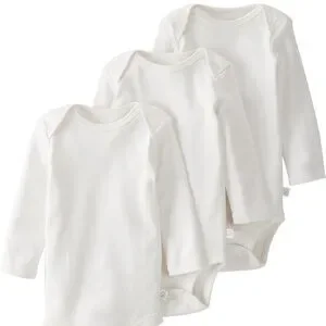 White Long Sleeve Onesies