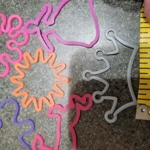 Wild Bands Colorful Kids Silicone Shaped Bracelets