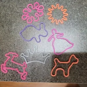 Wild Bands Colorful Kids Silicone Shaped Bracelets