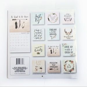Wild & Free 2020 Calendar (12 Months)