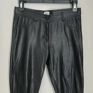 Wilfred Faux Leather Pants Leggings Black Size 0 – Fabric Made In Japan