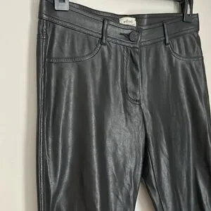 Wilfred Faux Leather Pants Leggings Black Size 0 – Fabric Made In Japan