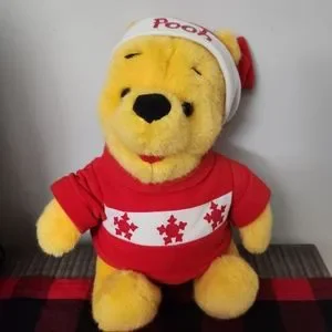 Winnie the Pooh Walt Disney Stuffed Winter Plush