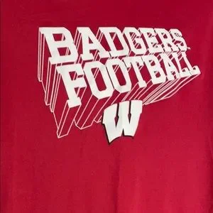 Wisconsin Badger Red Long Sleeve Top