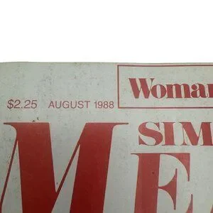 Woman’s Day Meals In Minutes Cookbook August 1988 Collectible