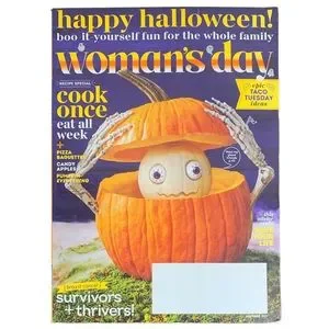 Womans Day Magazine October 2021 Happy Halloween Family Cook Once Eat All Week