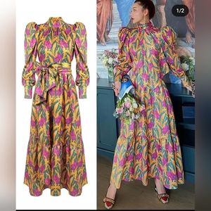 Women's dresses Maxi floral print dress women's dress long sleeve summer dress