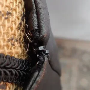 Women's Faux Leather Midi Skirt Sz L