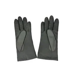 Women’s Gray Leather Lined Gloves Size 7