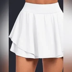 Women’s White Active Skort