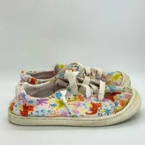 Wonder Nation Toddler Girls Animal Print Casual Bump Toe Shoes