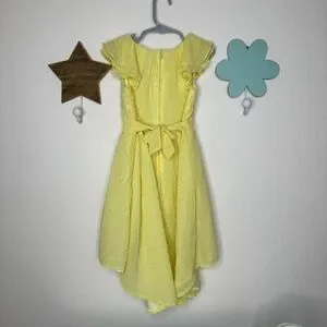 Wonder Nation Yellow High Low Dress Girls 5