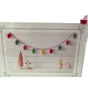 Wondershop At Target Velvet Christmas Light Bulb Garland Multicolor 6 Feet New
