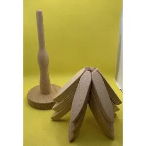 Wood Tree Coaster Set Reusable Wooden Coaster Hot Pad Trivet Solid Oak New