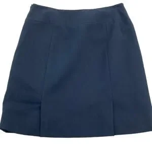 Worth Women's Navy Blue Gold Chain Cotton Pencil Skirt Size 4