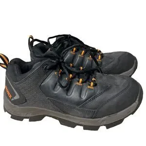 Worx By Red Wings Shoes Womens 10M Black Orange Steel Toe 5100 Safety Non Slip
