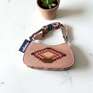 Wrangler Aztec Embroidered Shoulder Bag Hobo Purse Ethnic Western