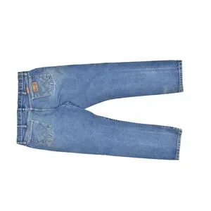 Wrangler FR Flame Resistant Cowboy Cut Men's Blue Jeans Size 30x30 Work