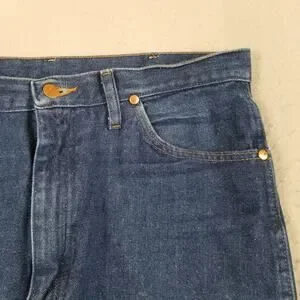 Wrangler Jeans Mens 34x34 Blue Denim Straight Leg 0936APW Classic Western Pants