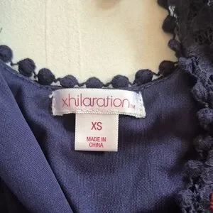 Xhilaration Whimsy Goth Embroidered One Piece