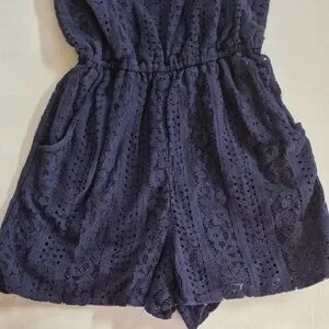 Xhilaration Whimsy Goth Embroidered One Piece