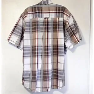 XL Men's Pendleton Multicolor Plaid Button Down Shirt Breathable Cotton Comfort