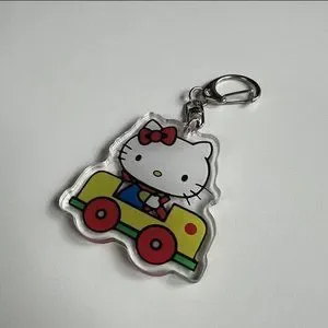 Y2k 2000s Super Cute Hello Kitty Car Keychain Keyring