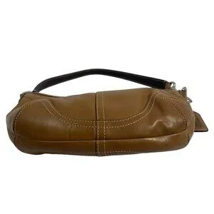 Y2K COACH Soho Mini Hobo Camel Tan Crescent Shoulder Bag Wristlet W/ Tag 4283