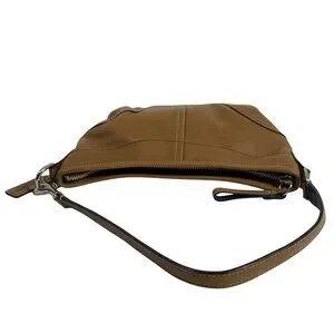 Y2K COACH Soho Mini Hobo Camel Tan Crescent Shoulder Bag Wristlet W/ Tag 4283