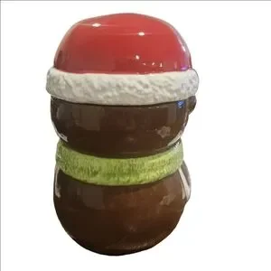 Yankee Candle Woodland Owl Ceramic Holiday Cookie Jar Or Large Candle Holder