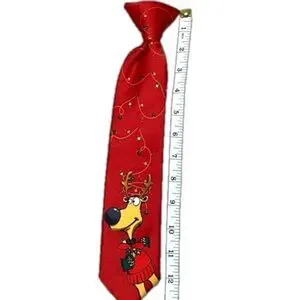 Youth clip-on Christmas Reindeer Tie