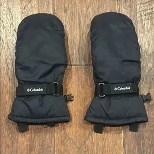 Youth Small - Columbia Black Insulated Mittens