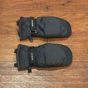 Youth Small - Columbia Black Insulated Mittens