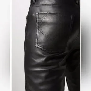 Zadig & Voltaire David Black Leather Pants
