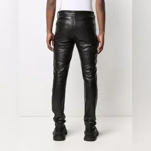 Zadig & Voltaire David Black Leather Pants