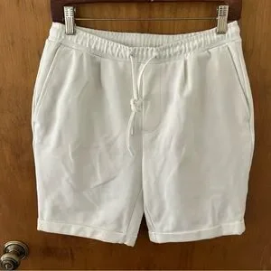 Zara Easy Care Jogger Oyster White Short. Size Small