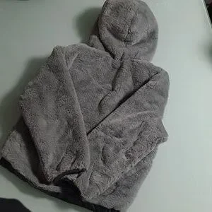 Zara Furry Hooded Coat